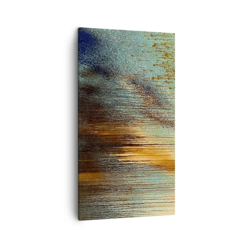 Schilderen op canvas - Een niet toevallig kleurrijke compositie - 45x80 cm