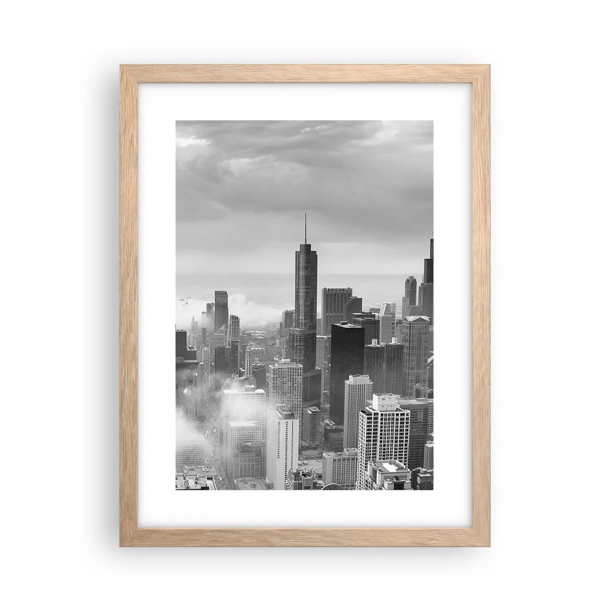 Een poster in een licht eiken lijst - Amerikaans landschap - 30x40 cm