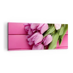 Schilderen op canvas - Enkel voor jou - 100x40 cm