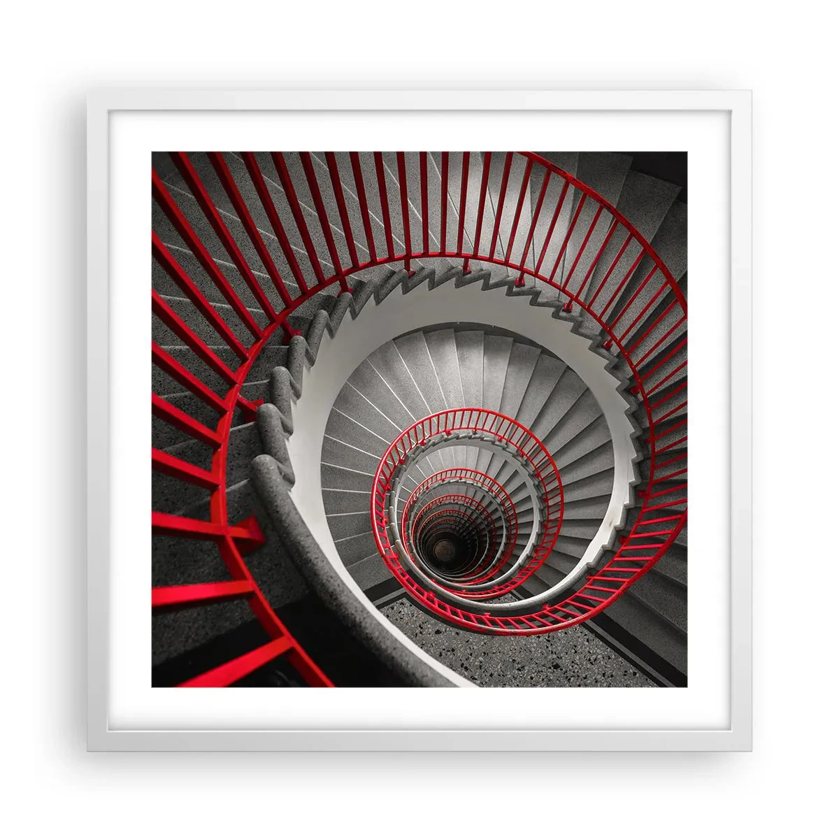 Poster in een witte lijst - Architectuur plezier - 50x50 cm