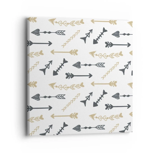 Schilderen op canvas - De droom van de boogschutter - 40x40 cm