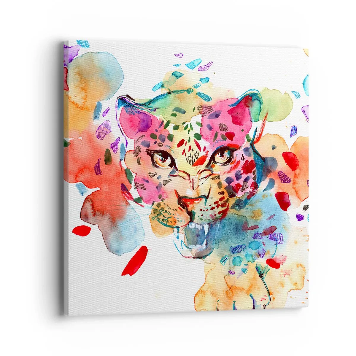 Schilderen op canvas - Schoonheid en het beest - 40x40 cm