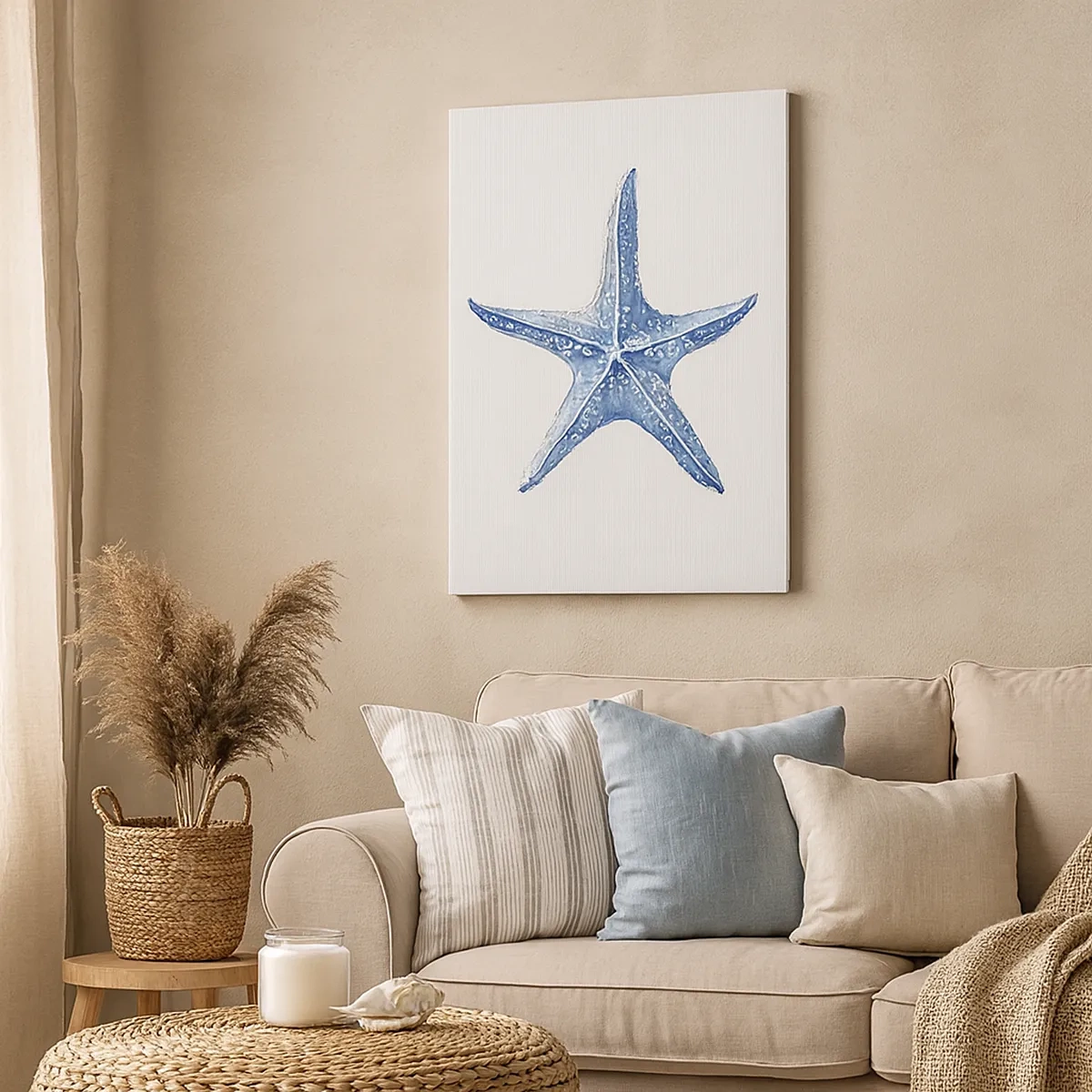 Schilderen op canvas - Ster van de zee - 50x70 cm