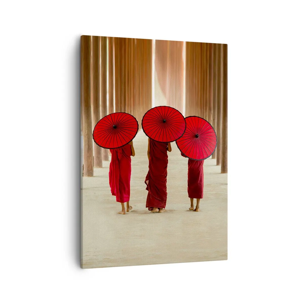 Schilderen op canvas - Op weg naar het Zuivere Land - 50x70 cm