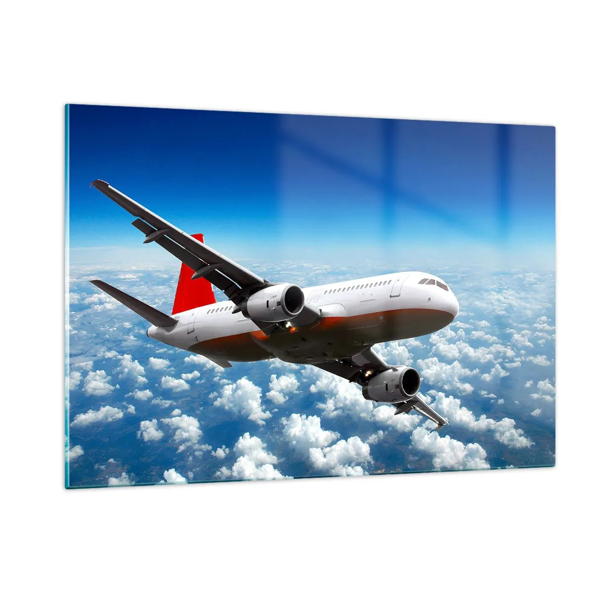 Schilderen op glas - Even weg van alles - 120x80 cm