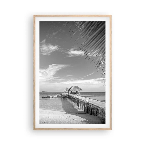 Een poster in een licht eiken lijst - Herinnering of droom? - 61x91 cm