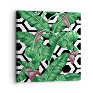 Schilderen op canvas - Van nature een symmetrische compositie - 30x30 cm