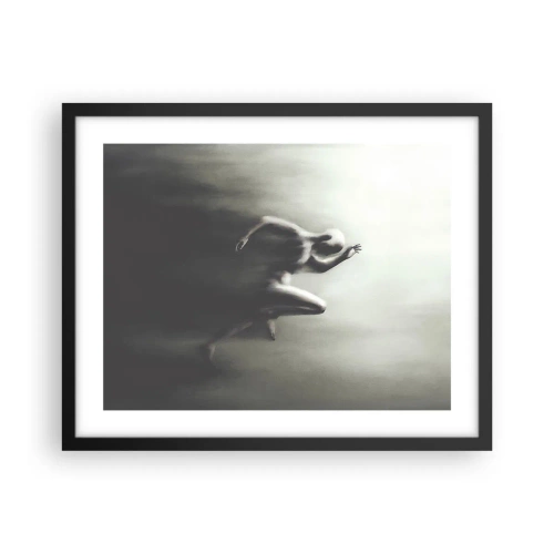 Poster in een zwarte lijst - Niet te stopen - 50x40 cm