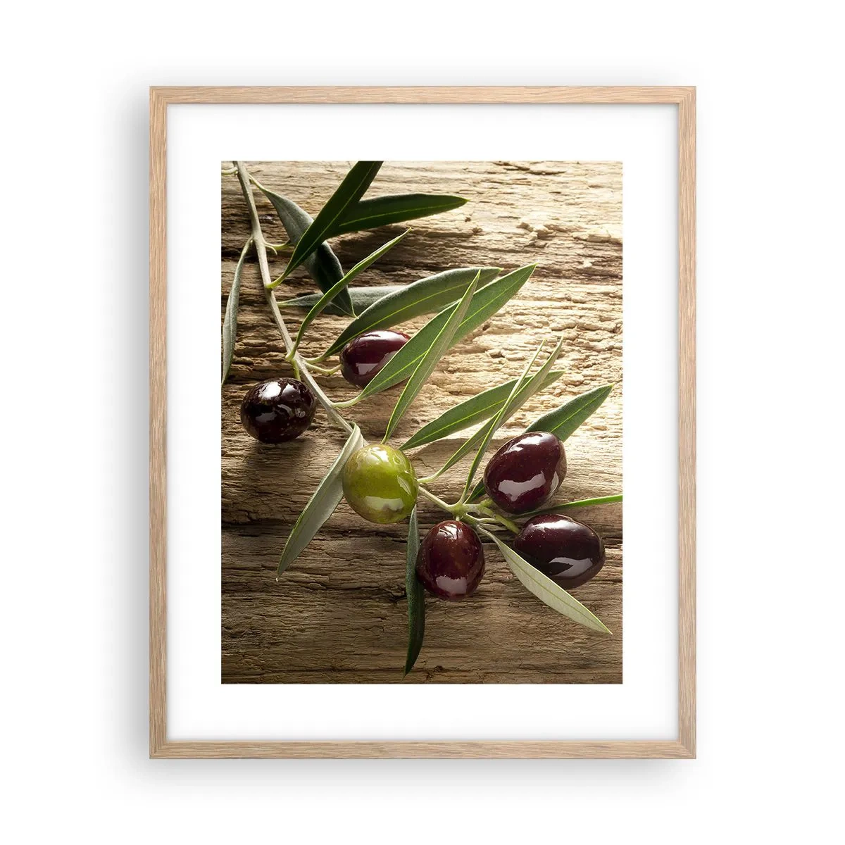 Een poster in een licht eiken lijst - Rechtstreeks uit de natuur - 40x50 cm