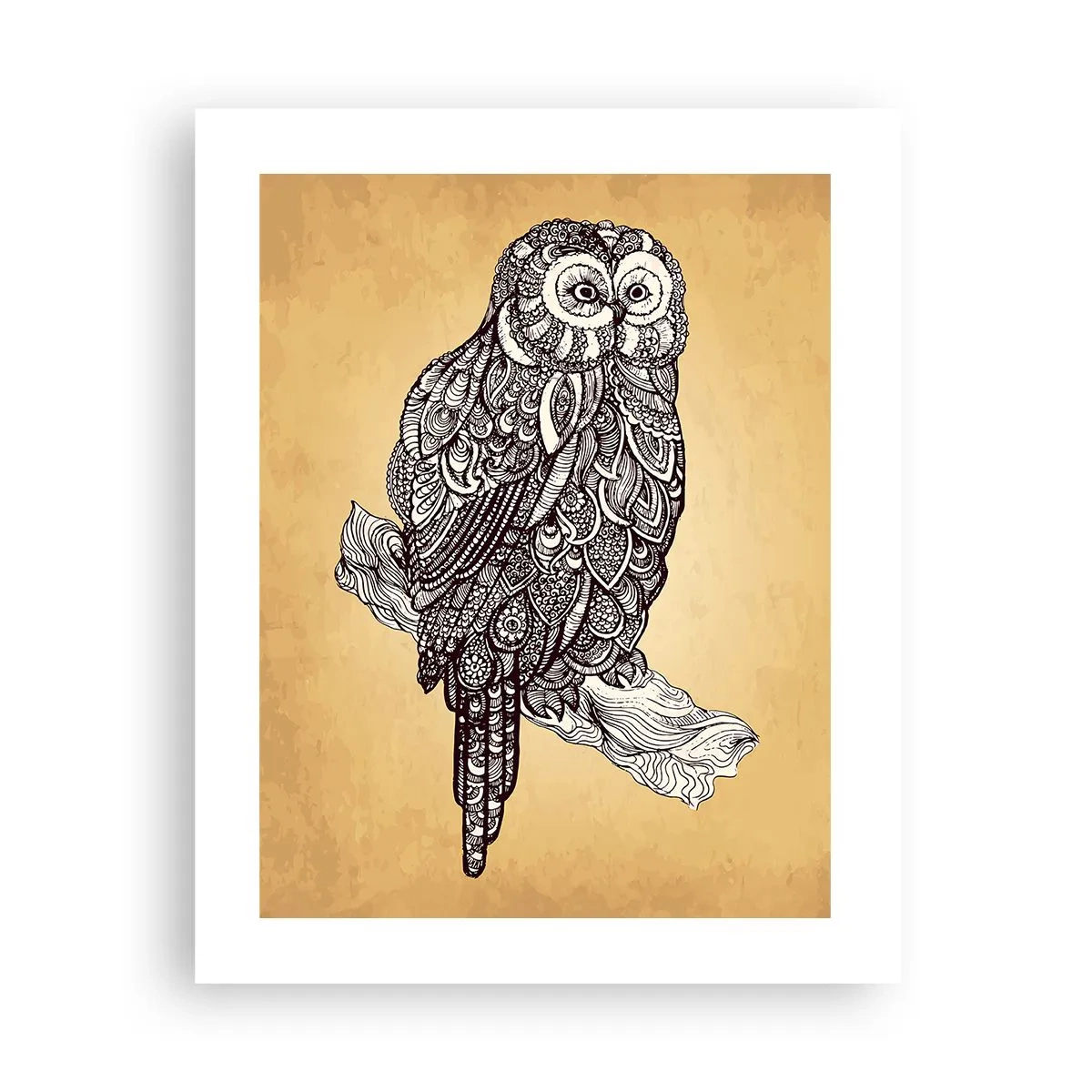 Poster - Ingewikkelde ornamenten van wijsheid - 40x50 cm