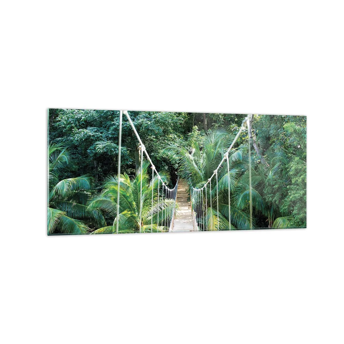 Schilderen op glas - Welkom in de jungle! - 120x50 cm
