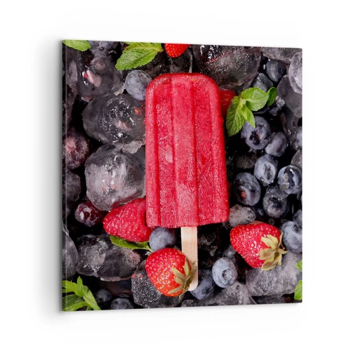 Schilderen op canvas - De smaak van hete zomer - 60x60 cm