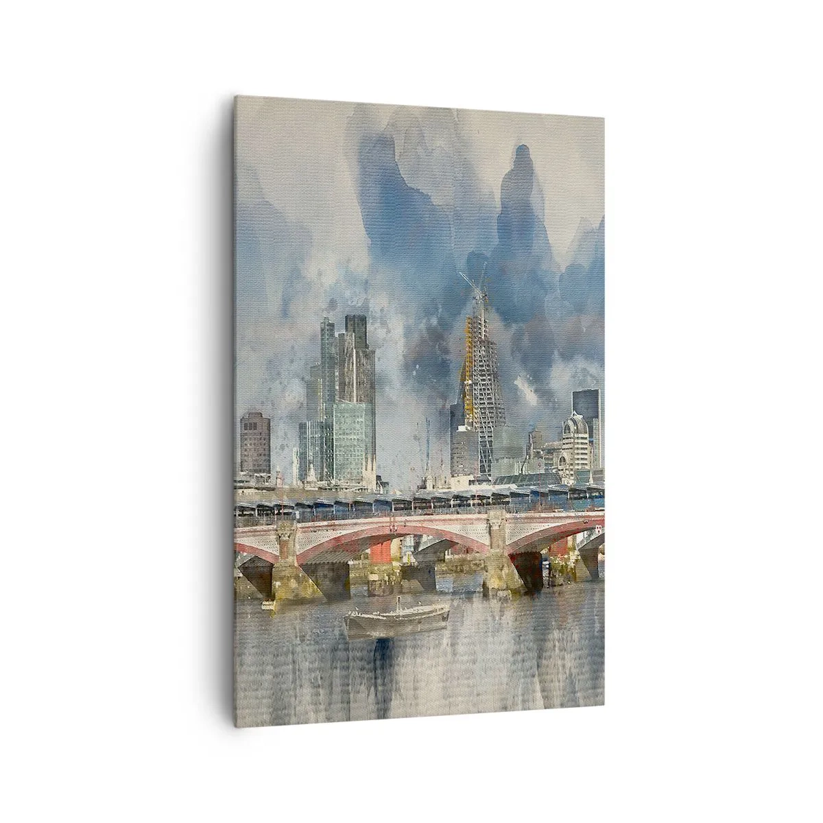 Schilderen op canvas - Londen in al zijn glorie - 80x120 cm