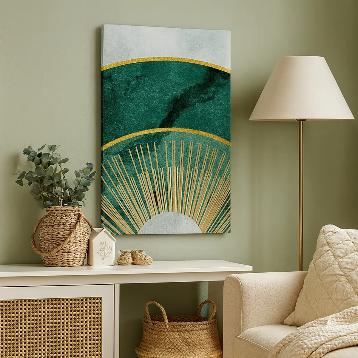 Schilderen op canvas - Een ander zonnestelsel - 50x70 cm