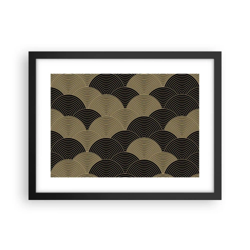 Poster in een zwarte lijst - Eenheid in veelheid - 40x30 cm
