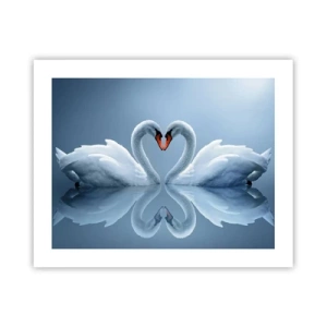 Poster - Tijd voor liefde - 50x40 cm