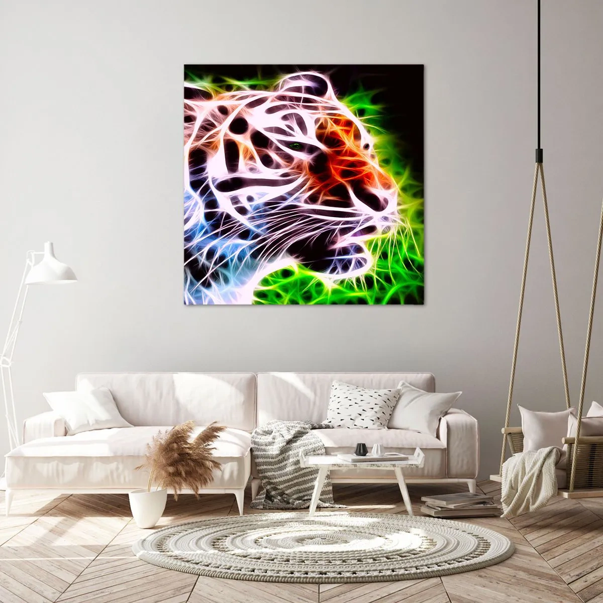 Schilderen op canvas - Vreselijke uitstraling - 60x60 cm