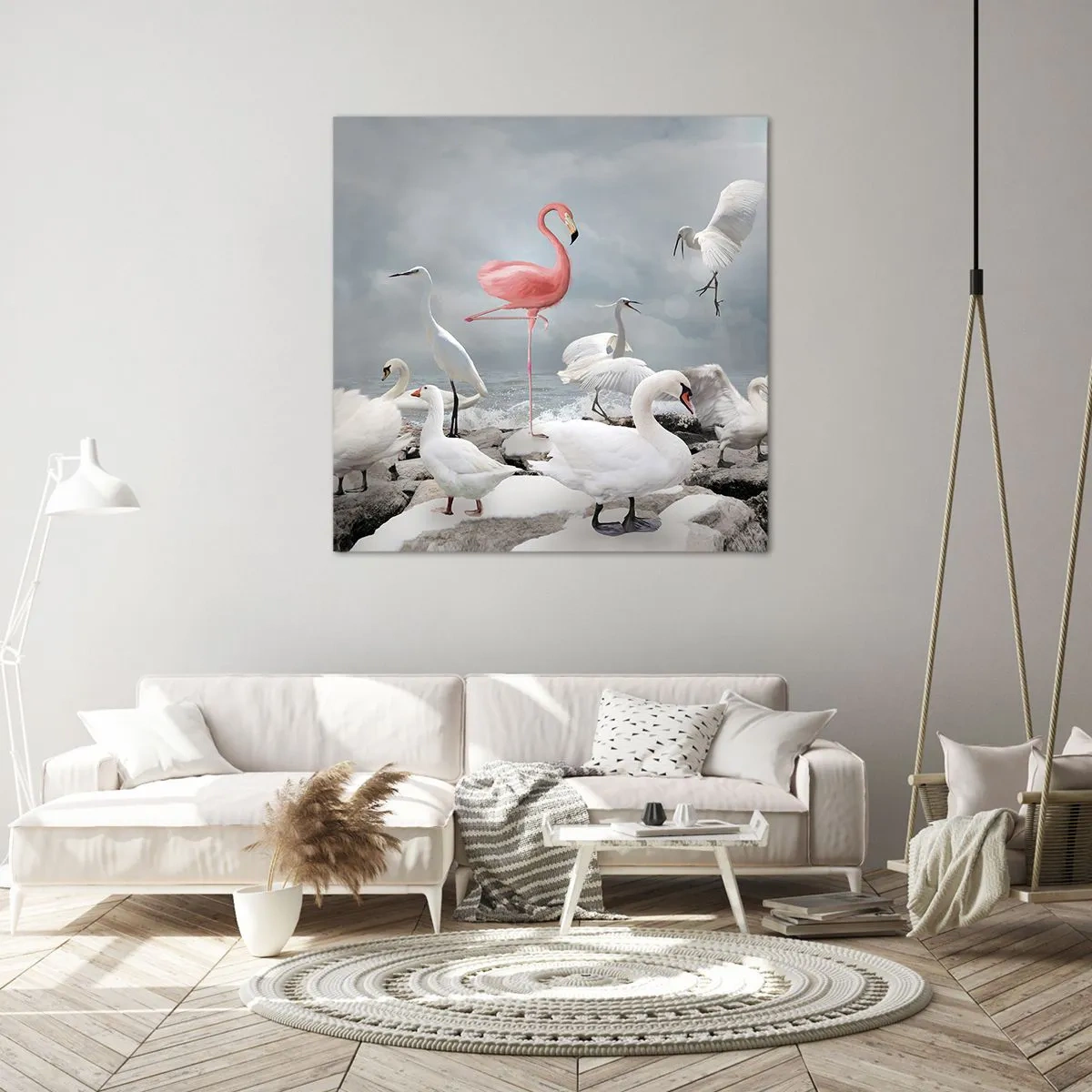 Schilderen op canvas - Hoe ben ik hier terecht gekomen? - 70x70 cm