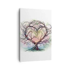 Schilderen op canvas - Samen tegen de stormen - 80x120 cm