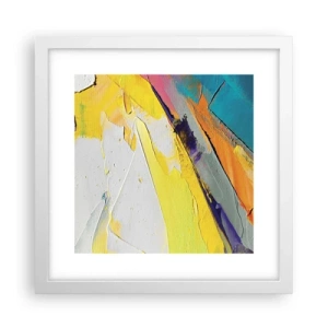 Poster in een witte lijst - De anatomie van licht - 30x30 cm