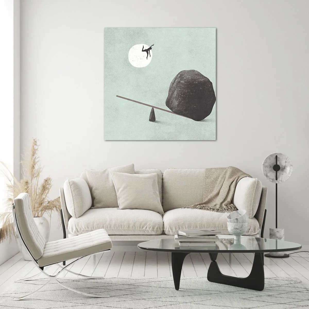 Schilderen op glas - Vervulde dromen - 70x70 cm