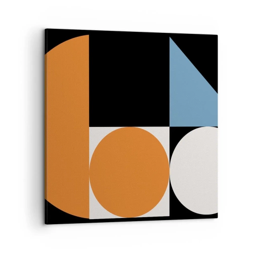 Schilderen op canvas - Dacht lay-out - 50x50 cm
