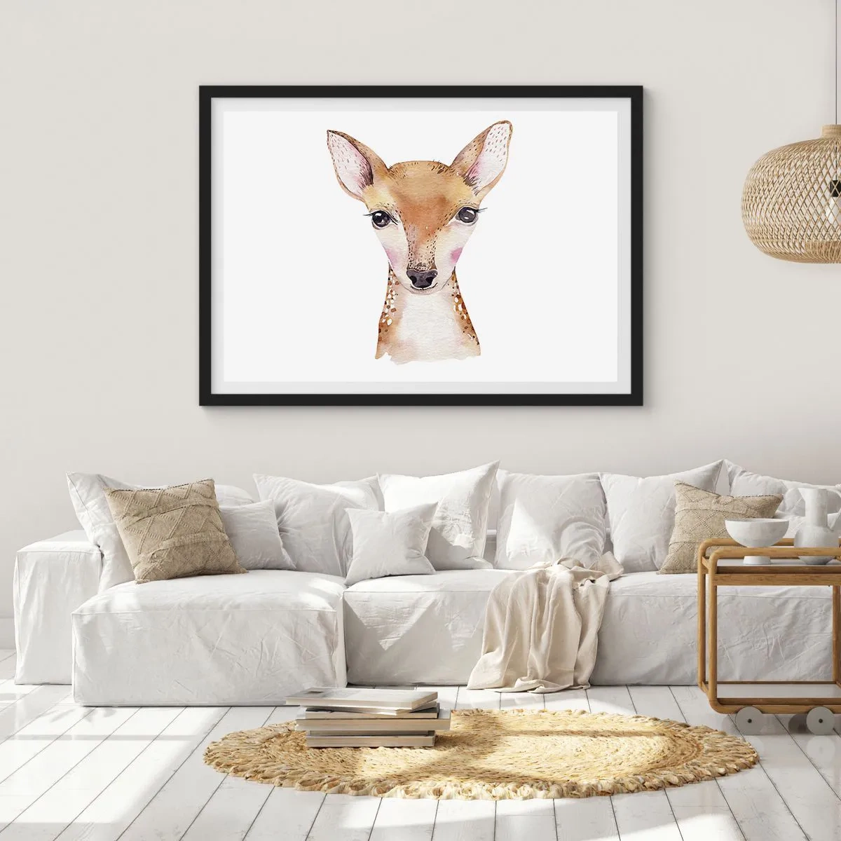 Poster in een zwarte lijst - De aard van onschuld - 70x50 cm