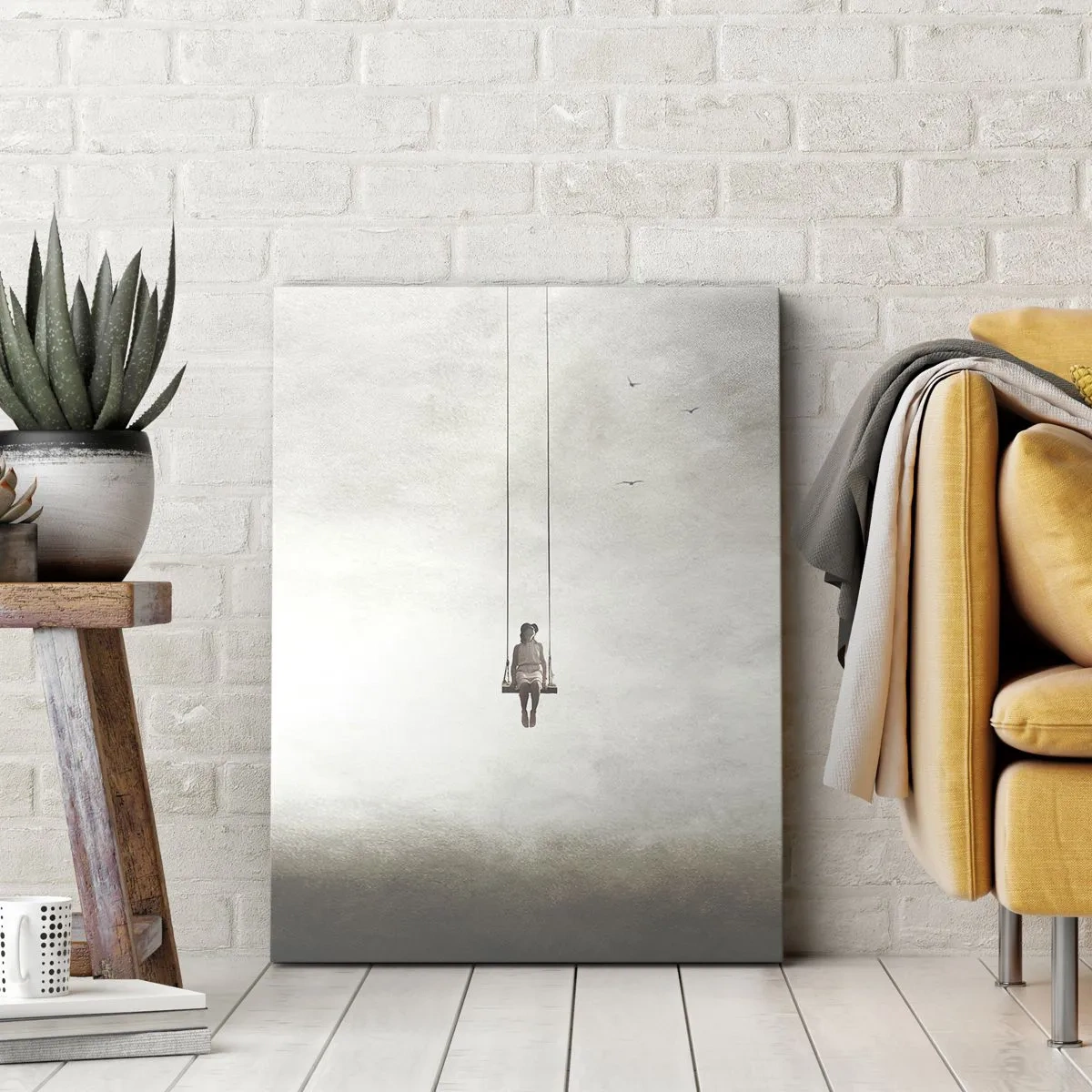 Schilderen op canvas - Een kind in ons - 80x120 cm