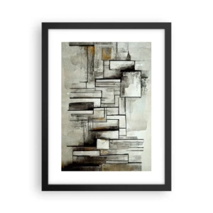 Poster in een zwarte lijst - De kracht van eenvoud - 30x40 cm