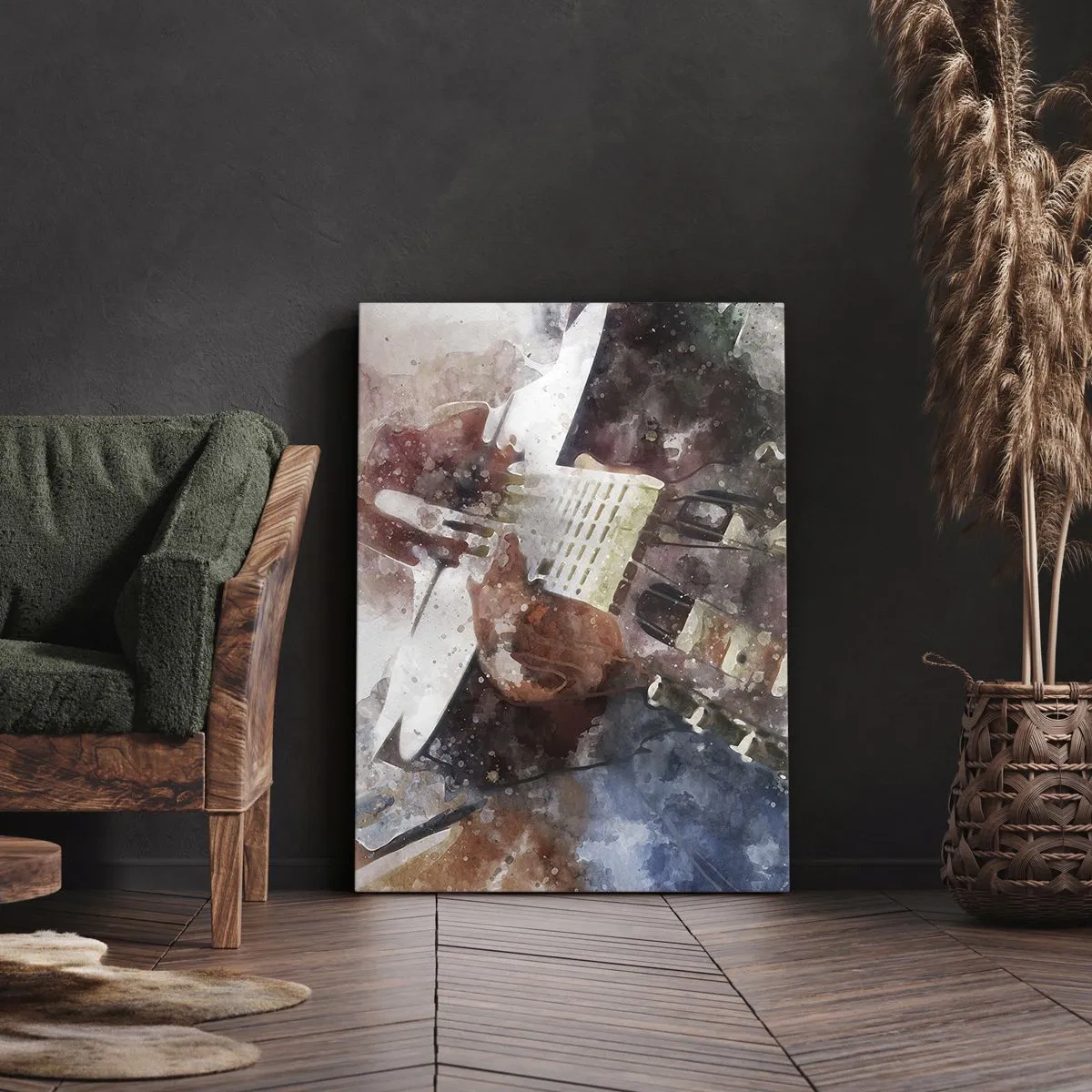 Schilderen op canvas - En wat vind je ervan? - 70x100 cm