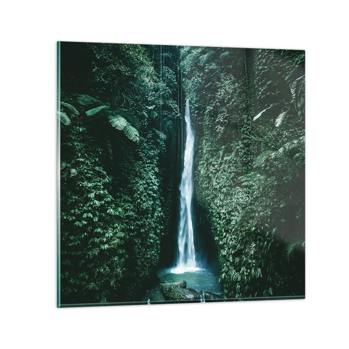 Schilderen op glas - Tropische spa - 70x70 cm