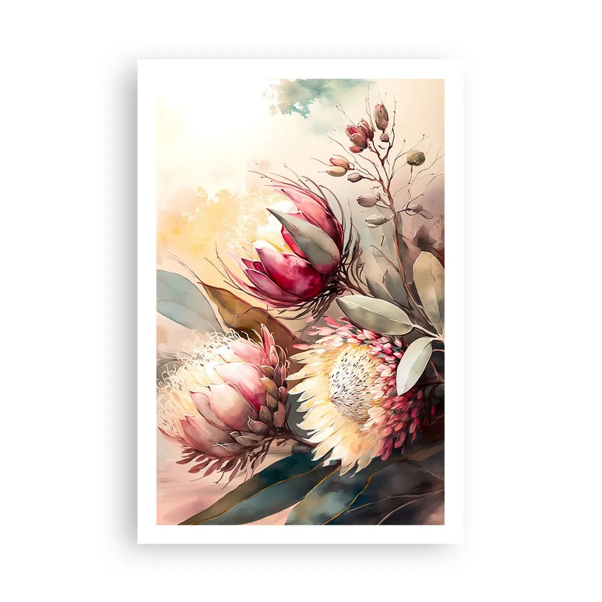 Poster - In profiel en en face - 61x91 cm