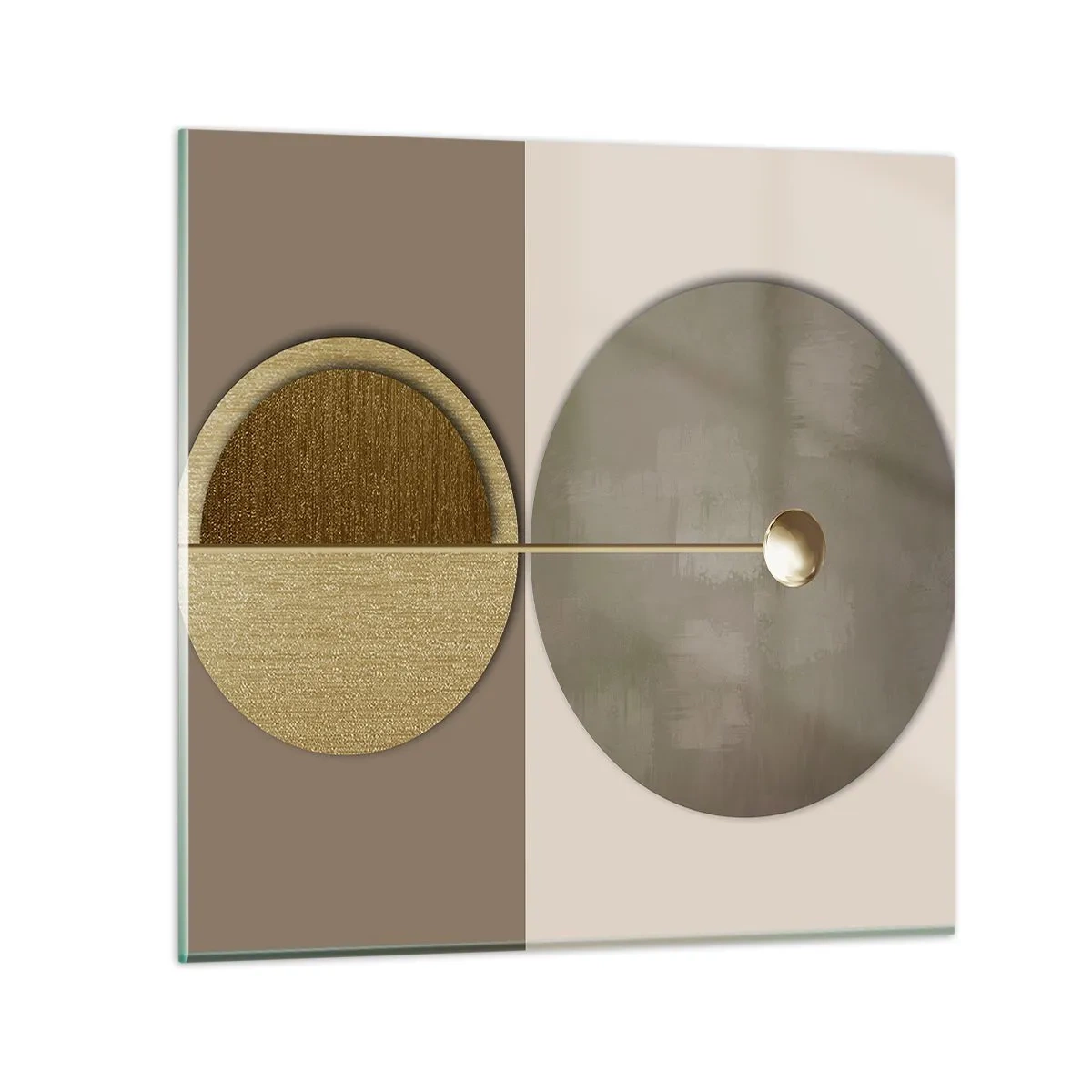 Schilderen op glas - Perfecte balans - 70x70 cm