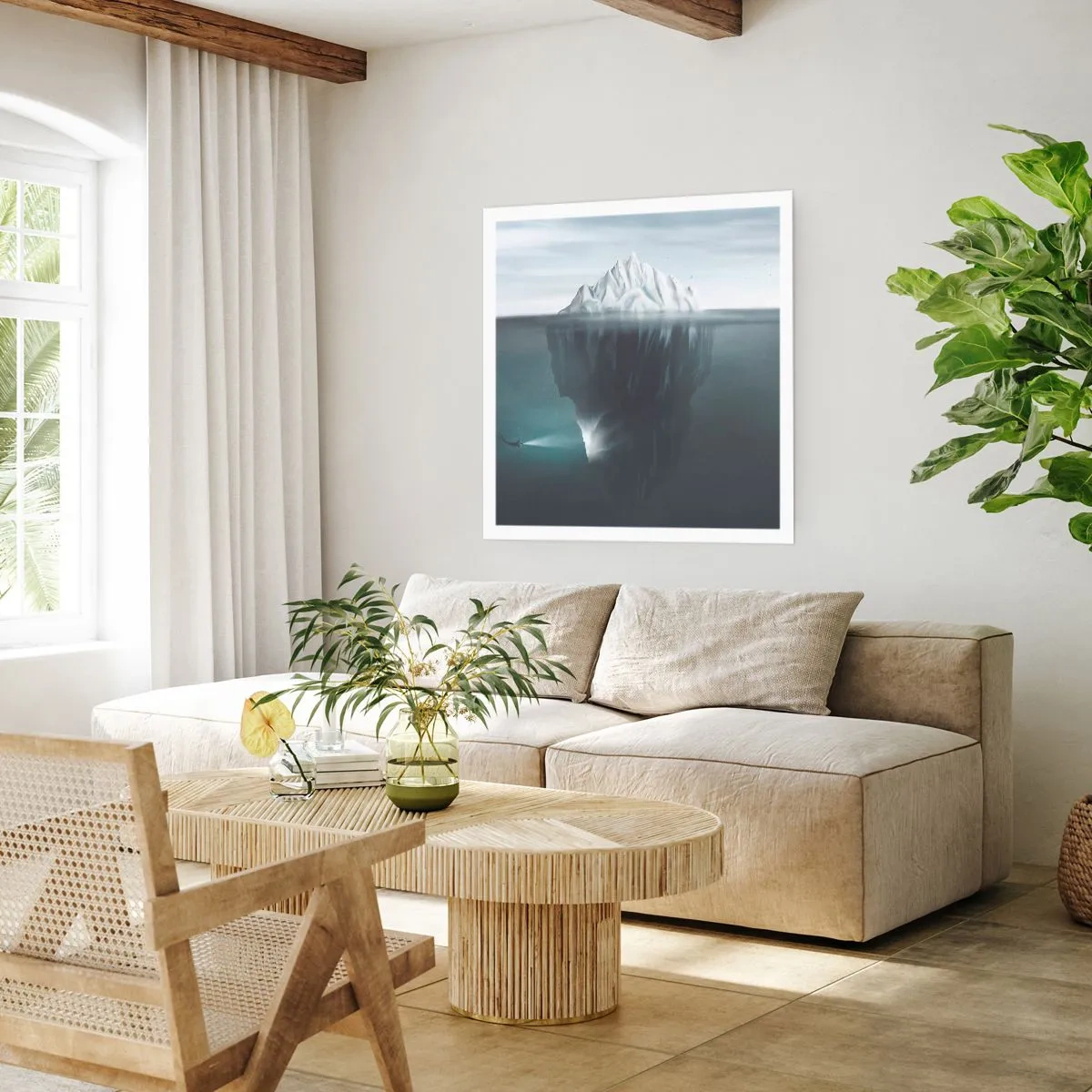 Poster - Onderwater mysterie - 40x40 cm