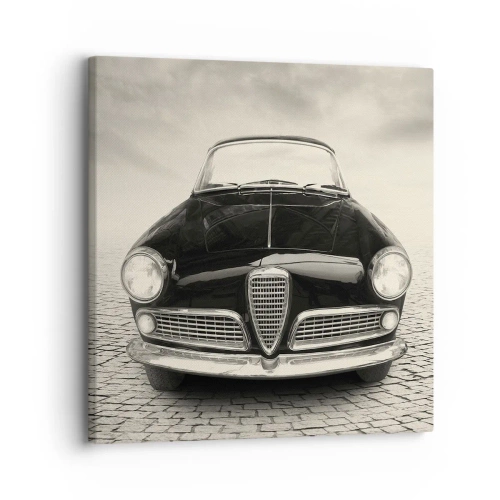 Schilderen op canvas - Je moet gewoon van me houden - 30x30 cm