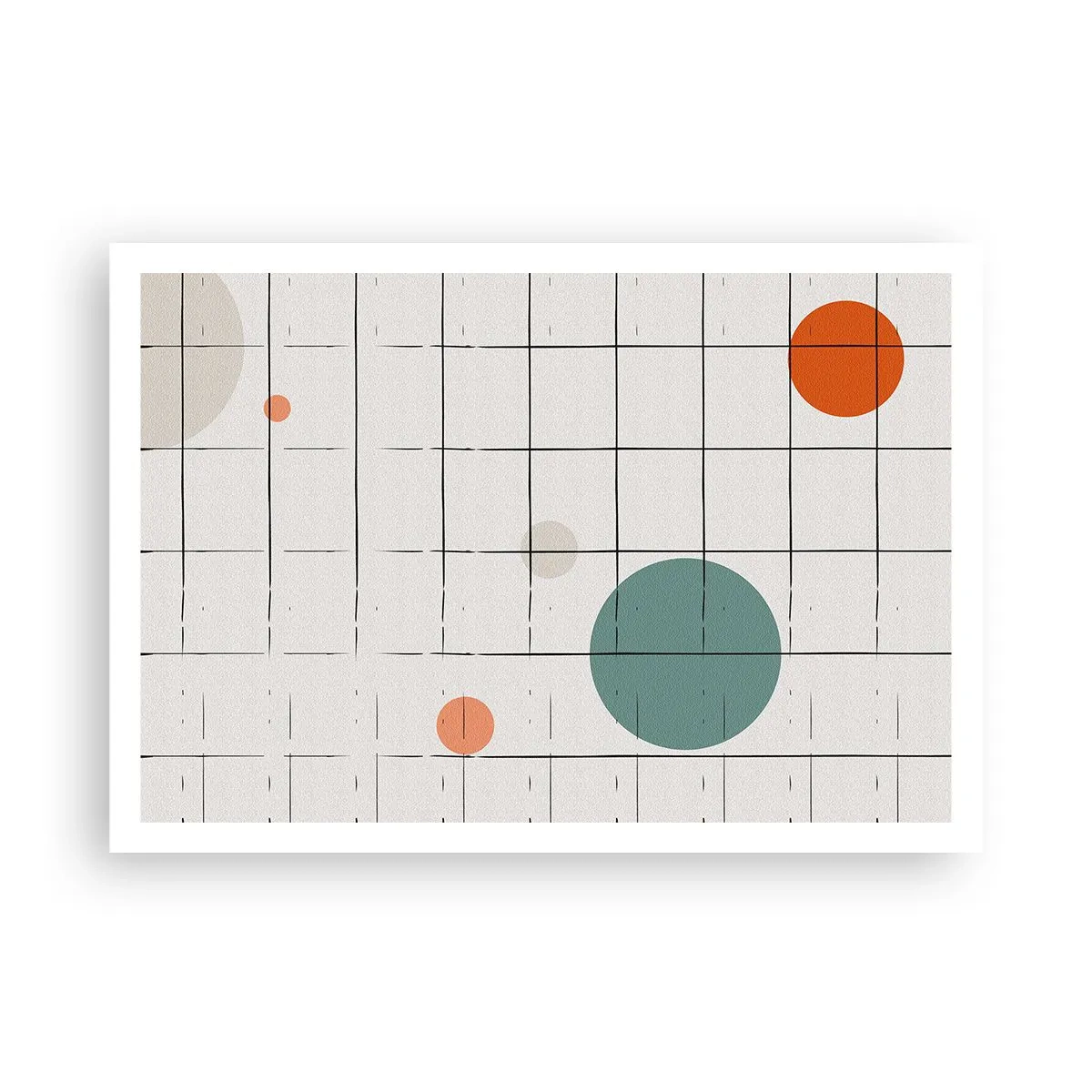 Poster - Gevangen. Wij of zij? - 100x70 cm