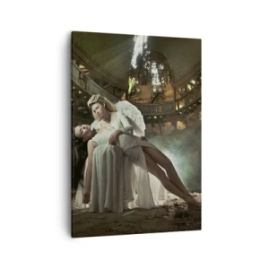 Schilderen op canvas - De geest van het oude theater - 50x70 cm