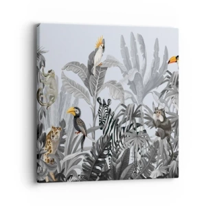 Schilderen op canvas - Afrikaans sprookje - 40x40 cm