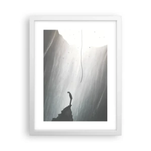 Poster in een witte lijst - Er is altijd een uitweg - 30x40 cm
