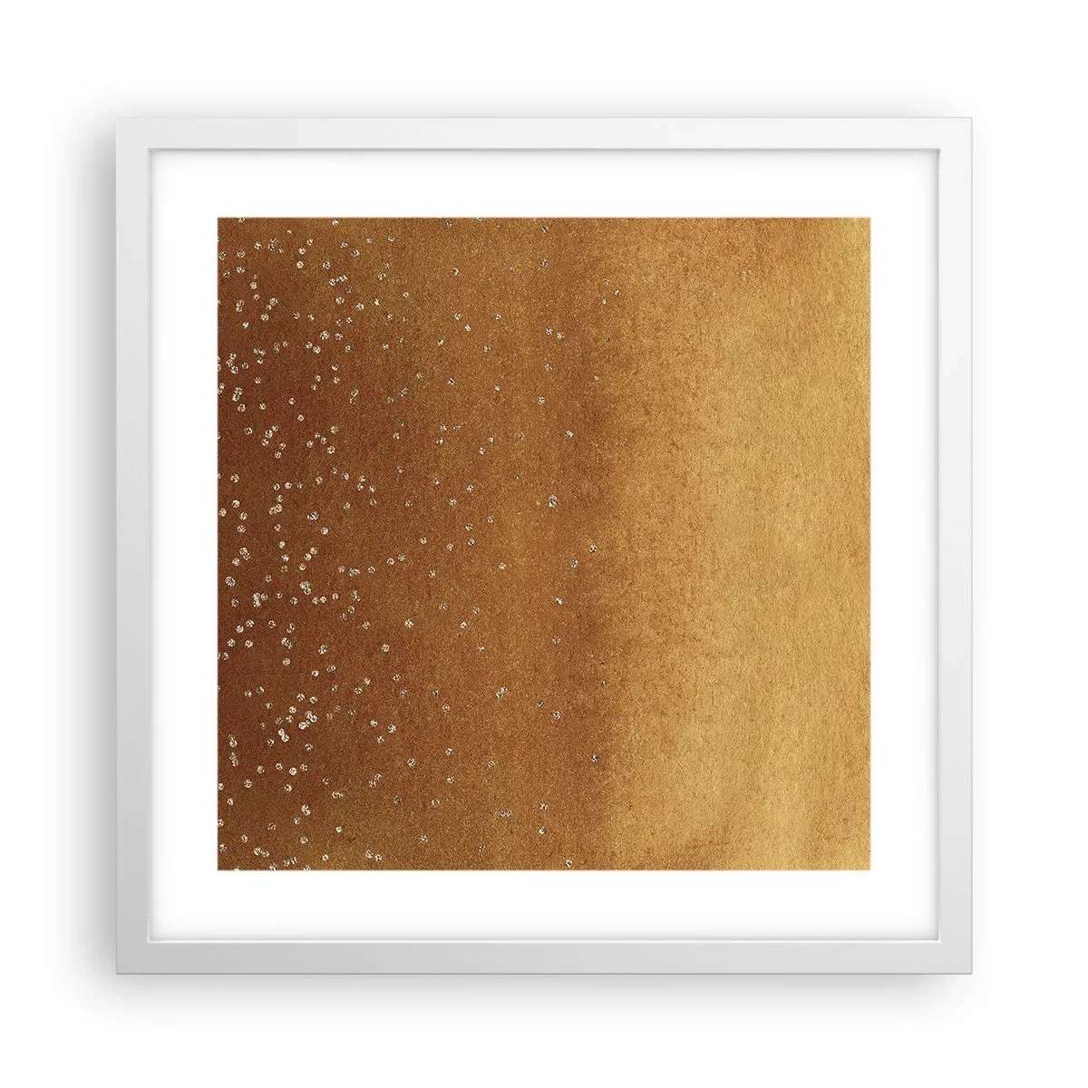 Poster in een witte lijst - De geboorte van het licht - 40x40 cm