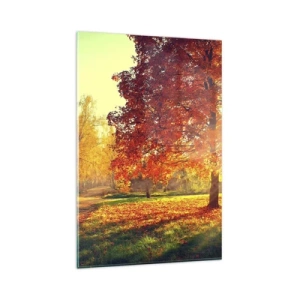 Schilderen op glas - Rood is mooi - 80x120 cm