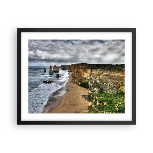 Poster in een zwarte lijst - Rauwe schoonheid - 50x40 cm