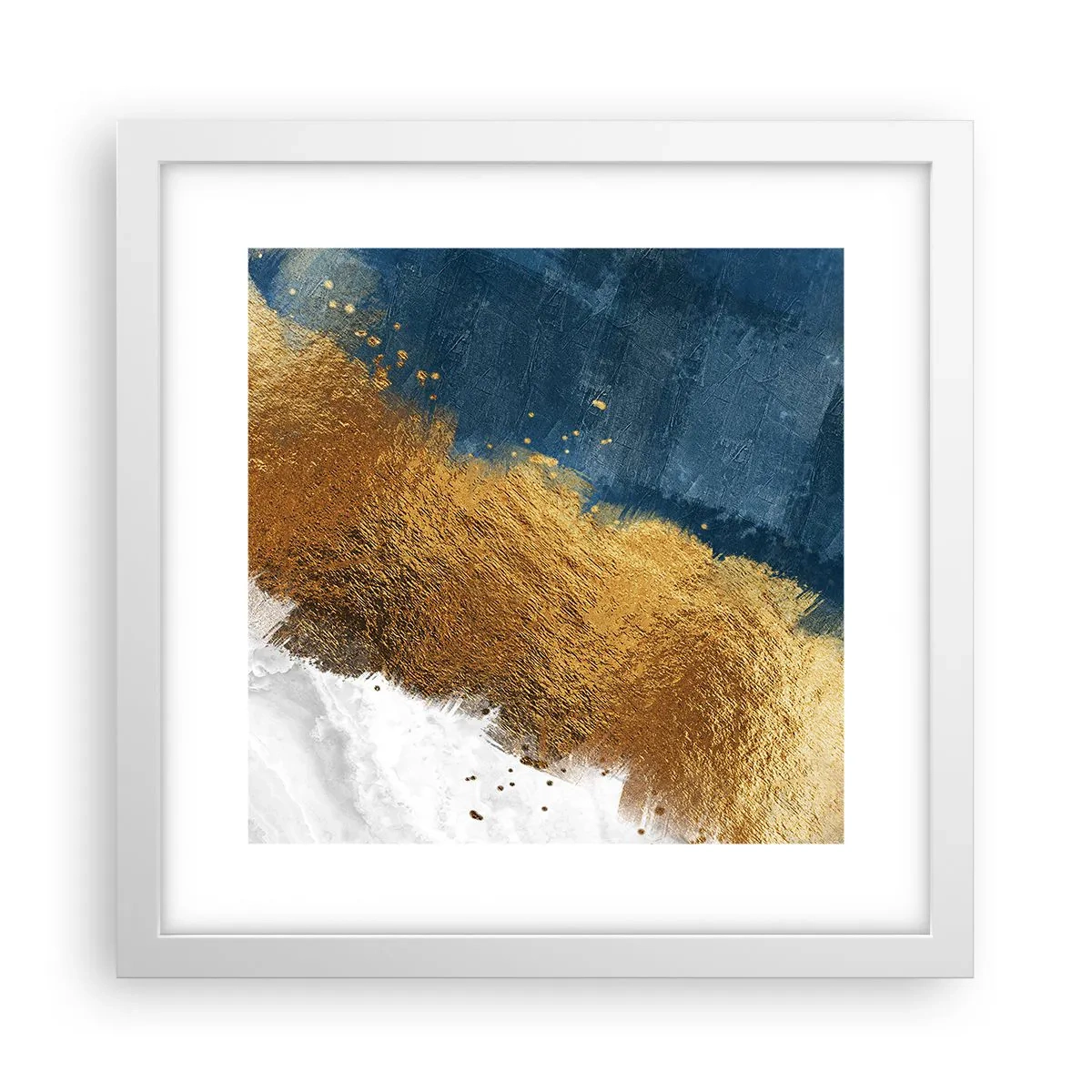 Poster in een witte lijst - De kleuren van de zomer - 30x30 cm
