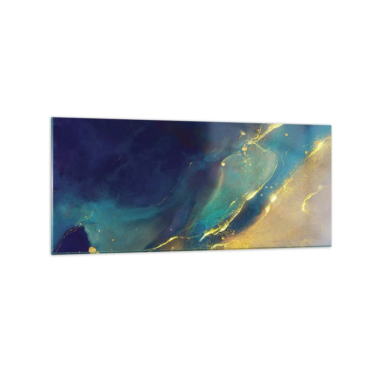 Schilderen op glas - De gouden poel - 120x50 cm