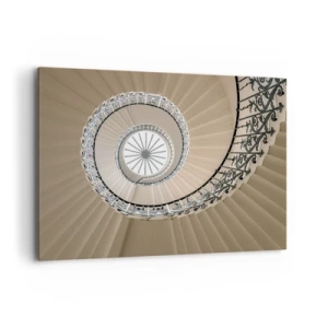 Schilderen op canvas - Binnenin de schaal - 100x70 cm