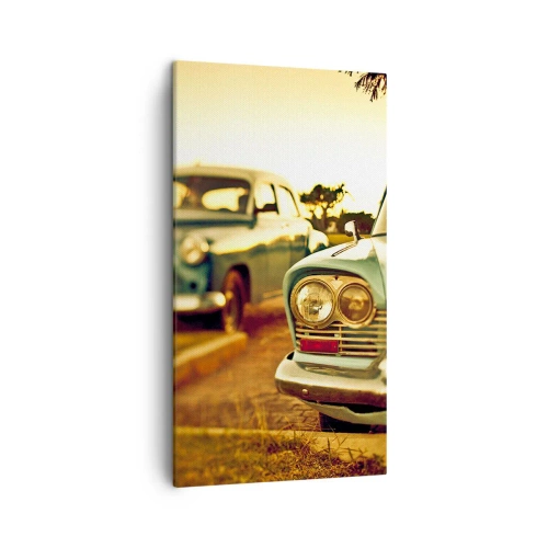 Schilderen op canvas - Maar afwachten - 45x80 cm