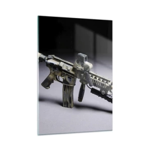 Schilderen op glas - Altijd dreigend - 50x70 cm