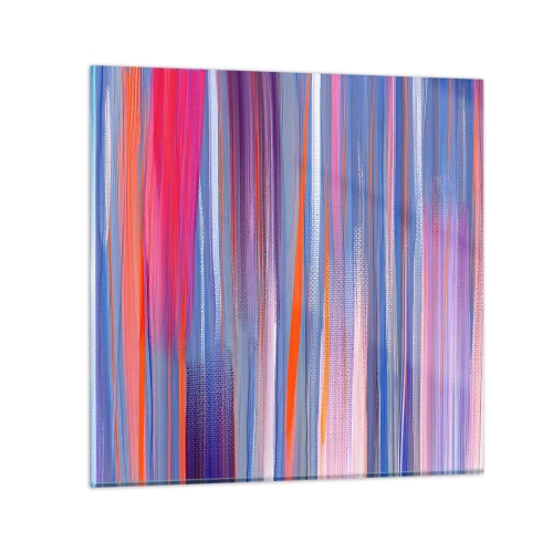 Schilderen op glas - Opgang naar de regenboog - 70x70 cm