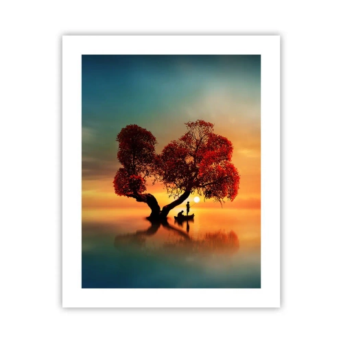 Poster - Afstanders en de stilte van de wereldlozen - 40x50 cm