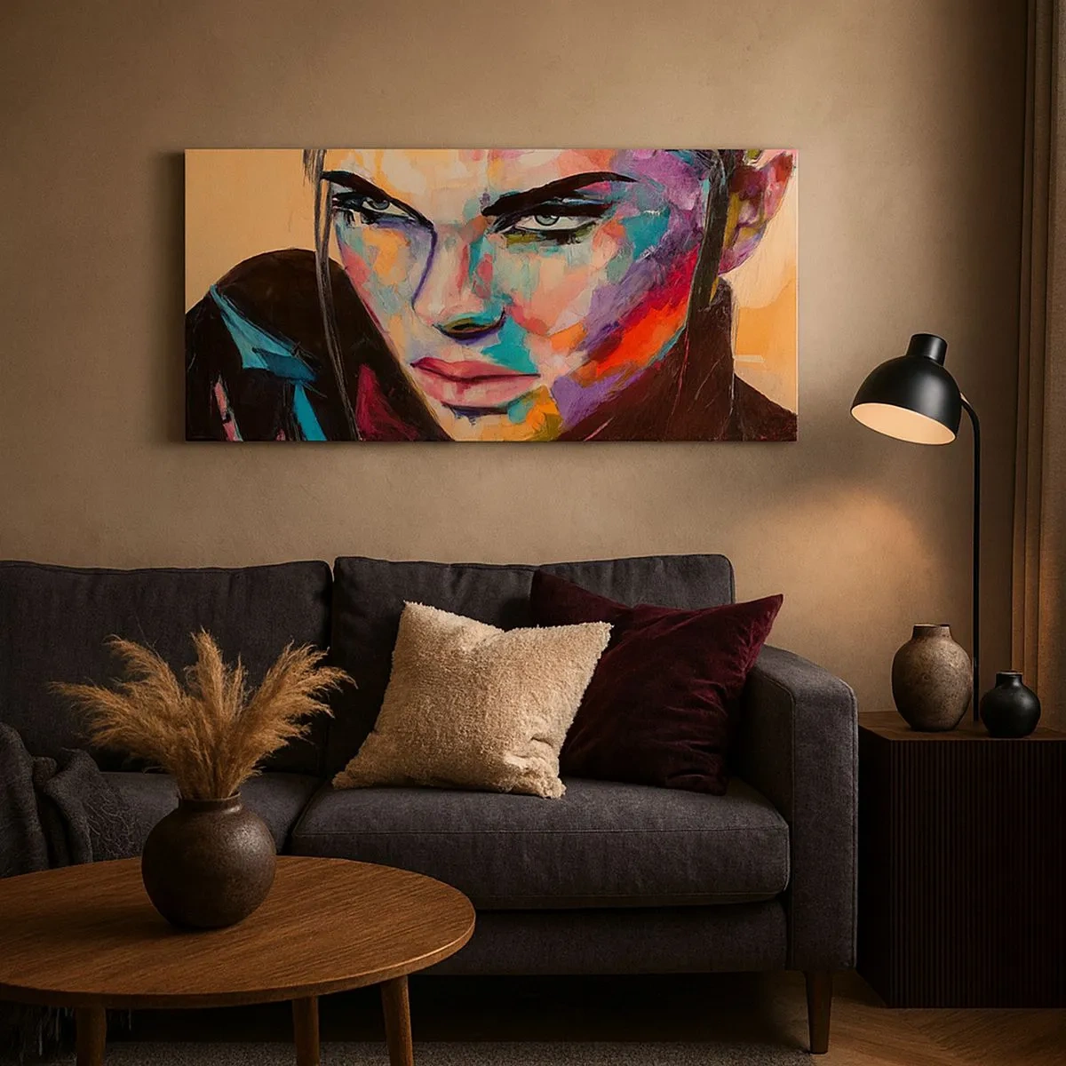 Schilderen op canvas - Wildheid in het hart - 100x40 cm